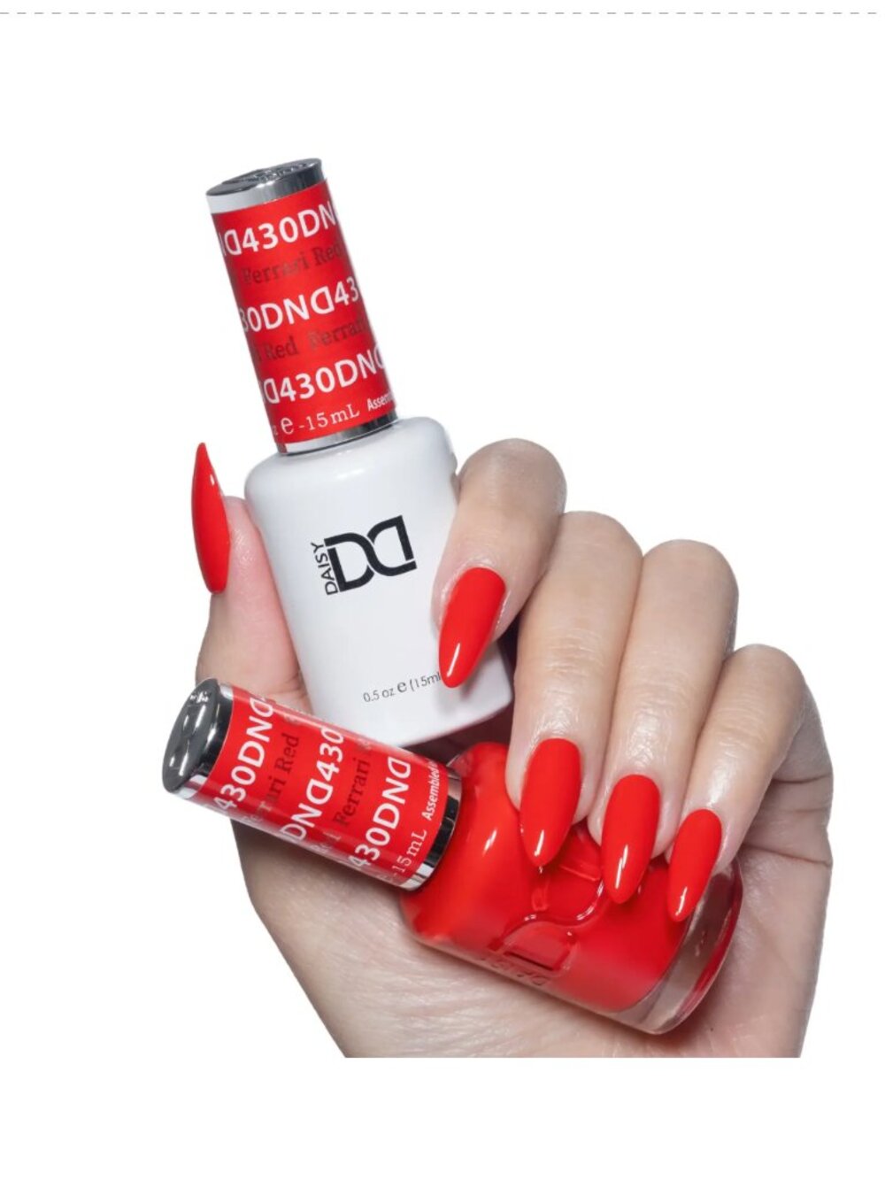DND Gel Polish - Ferrari Red